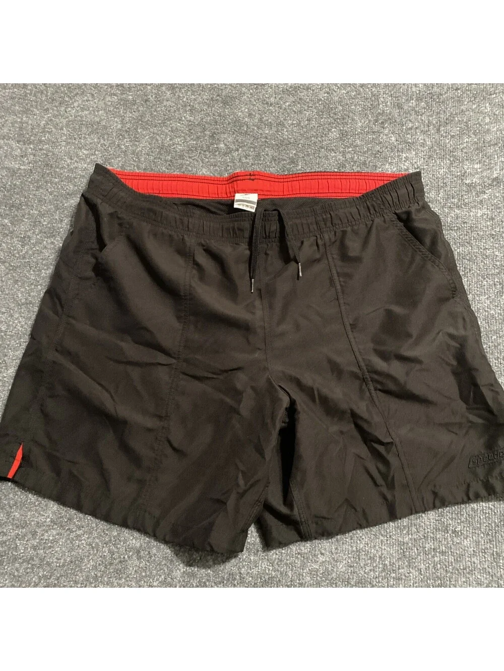 Black & Red  Speedo Mens Swim Shorts Swim Trunks Size L  …. 10
